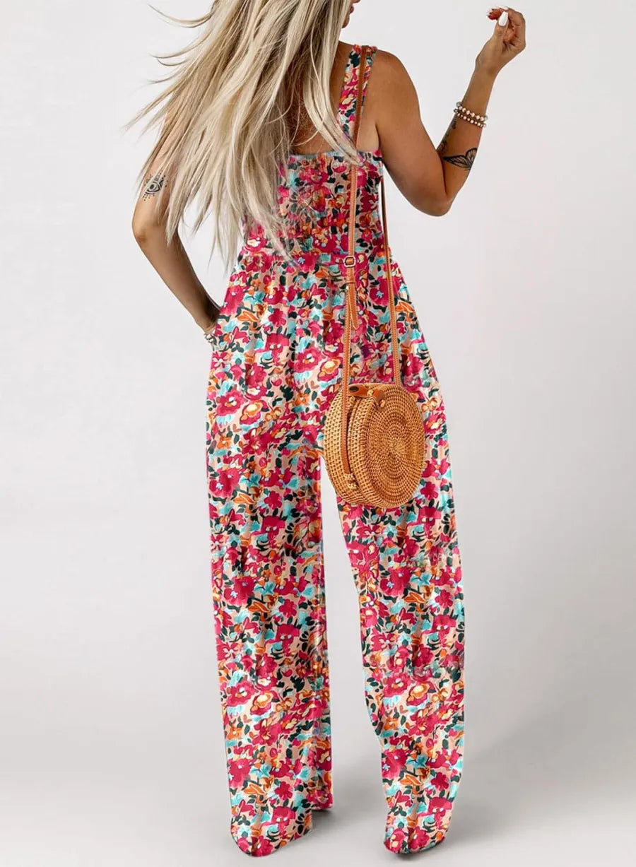 Women¡¯s Casual Printed Sleeveless Overalls Jumpsuit ¨C Comfortable, Stylish & Effortless Summer Wear