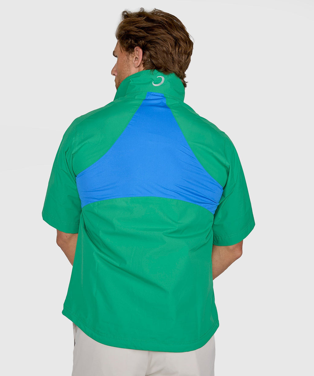 Half-Sleeve Waterproof Quarter-Zip Jacket