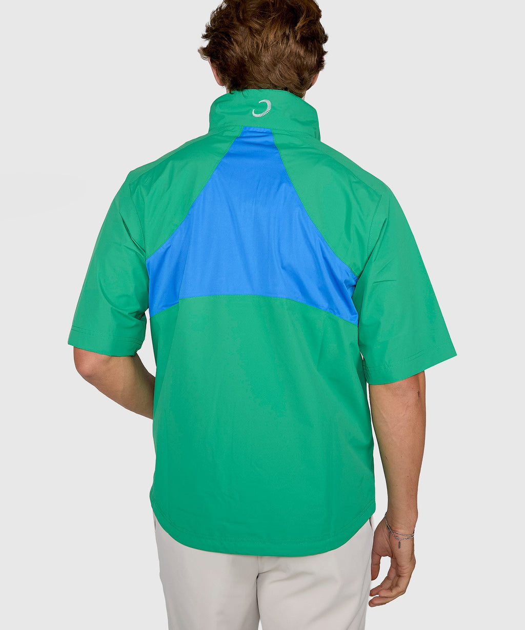 Half-Sleeve Waterproof Quarter-Zip Jacket