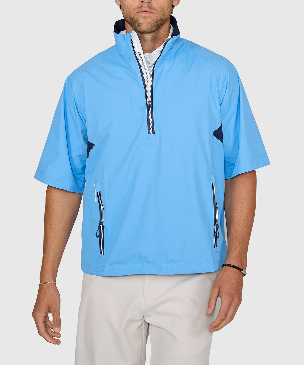 Half-Sleeve Waterproof Quarter-Zip Jacket