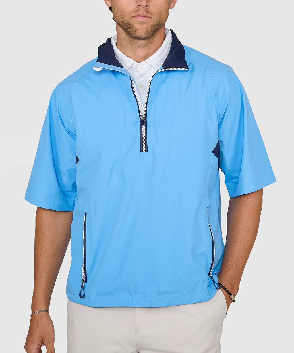Half-Sleeve Waterproof Quarter-Zip Jacket
