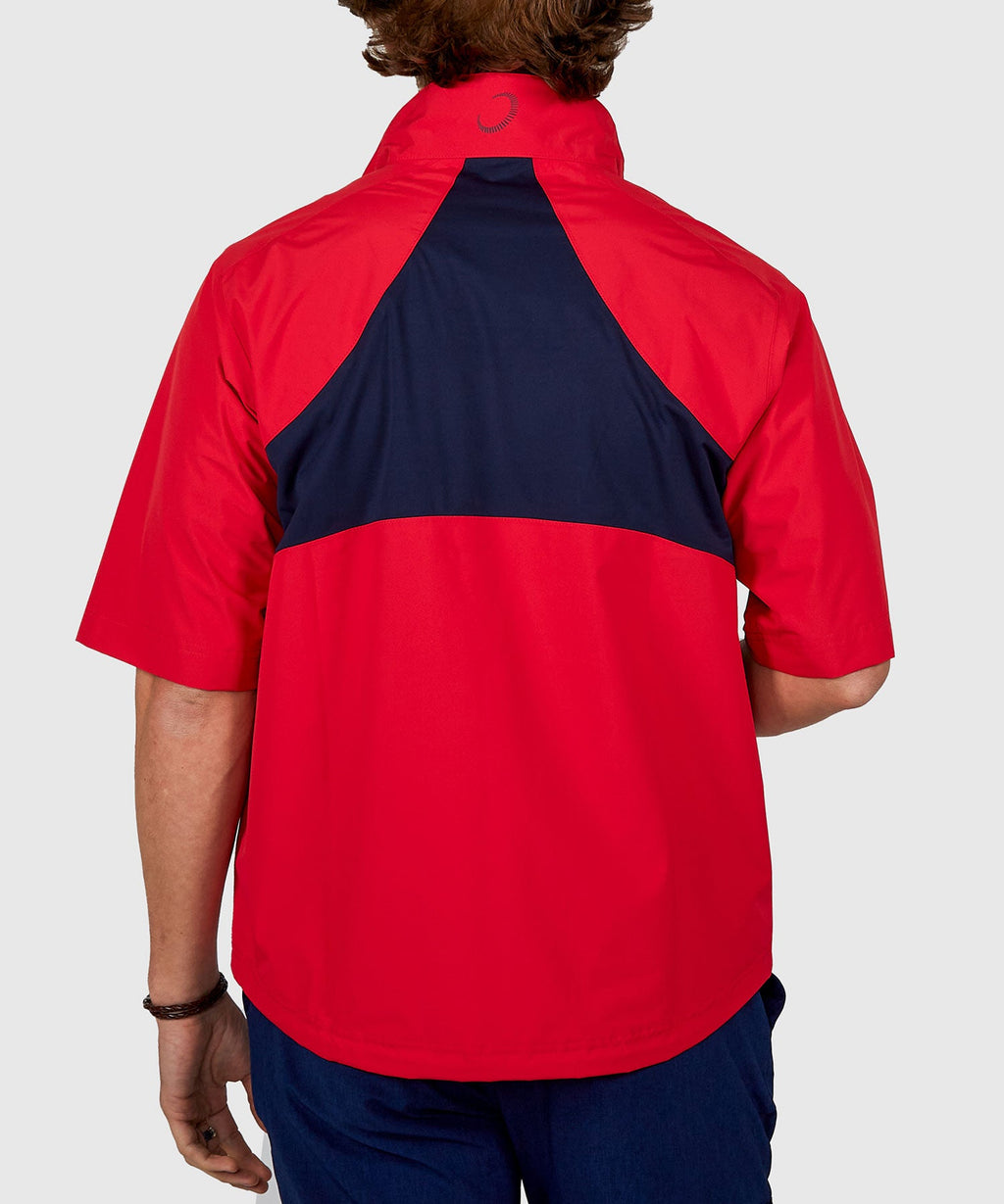 Half-Sleeve Waterproof Quarter-Zip Jacket