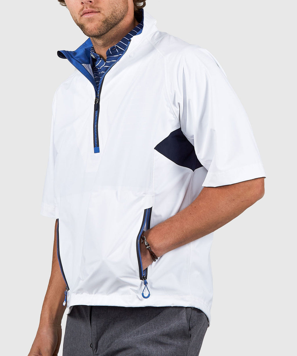 Half-Sleeve Waterproof Quarter-Zip Jacket