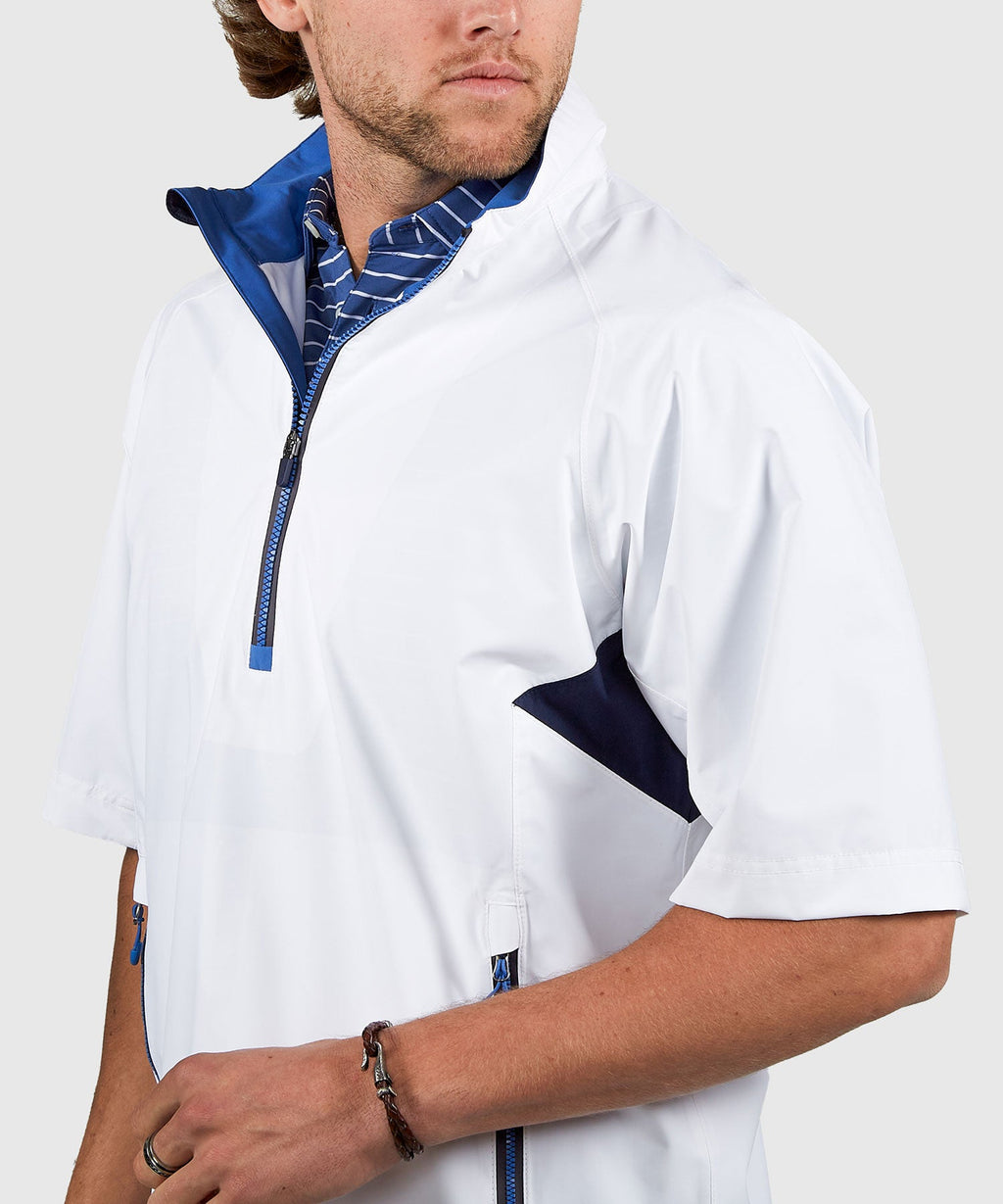 Half-Sleeve Waterproof Quarter-Zip Jacket