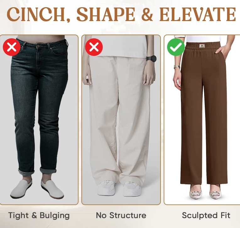 Perfect Drape High Rise Pull-On Stretch Pants