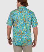 Short Sleeve Batik Print Camp Shirt – Multi