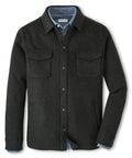 Merino Wool Stretch Knit Shirt Jacket