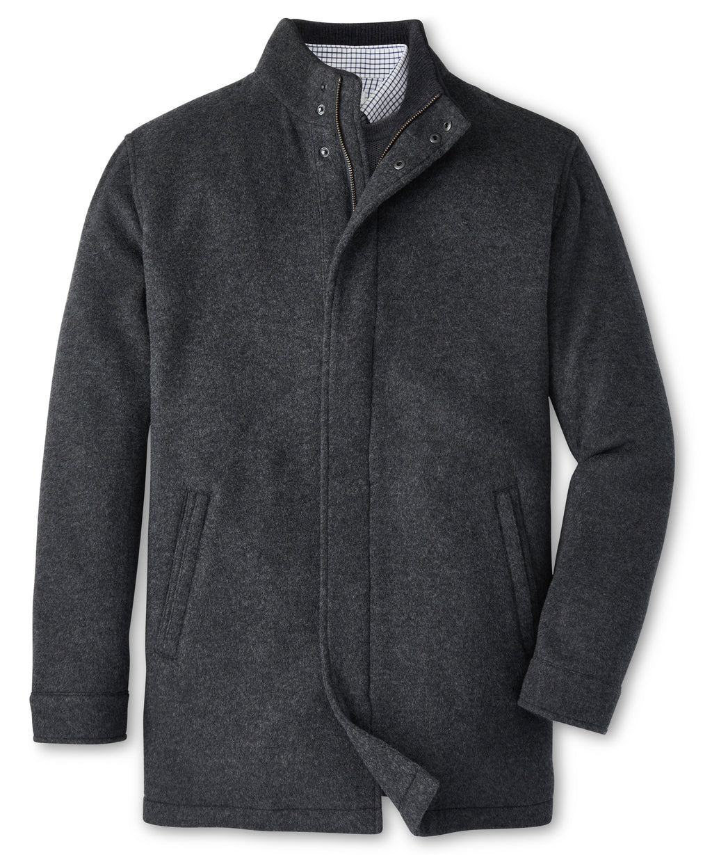 Merino Wool City Coat – Iron