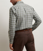 Long Sleeve Performance Flannel Sport Shirt – Blue Haze