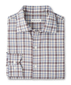 Long Sleeve Performance Flannel Sport Shirt – Winter Ivory