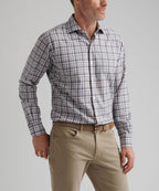 Long Sleeve Performance Flannel Sport Shirt – Winter Ivory