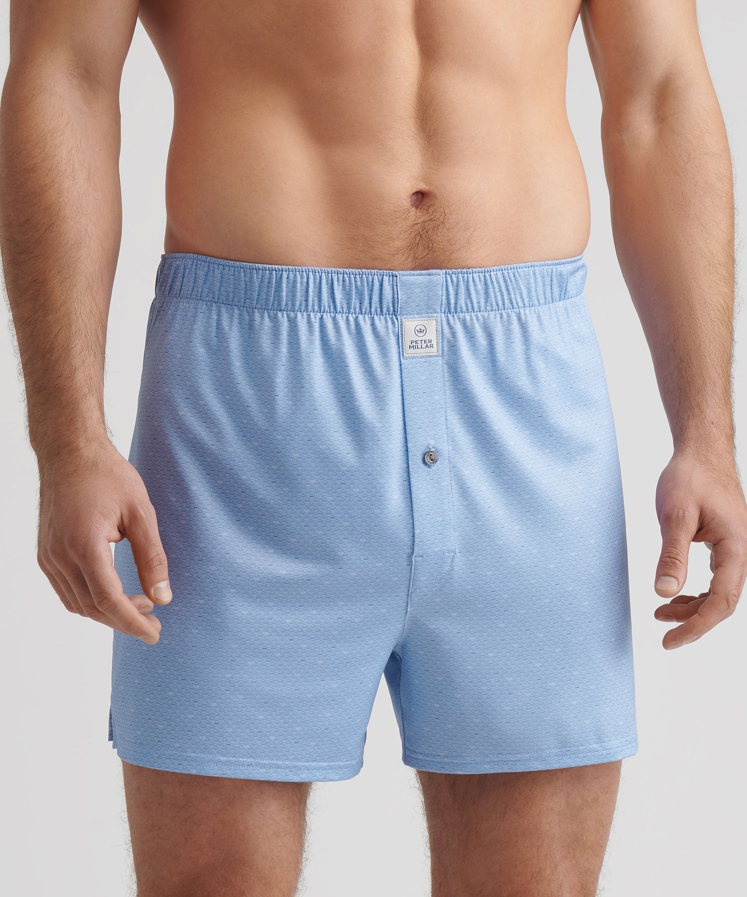 Four-Way Stretch Performance Boxer – Cottage Blue
