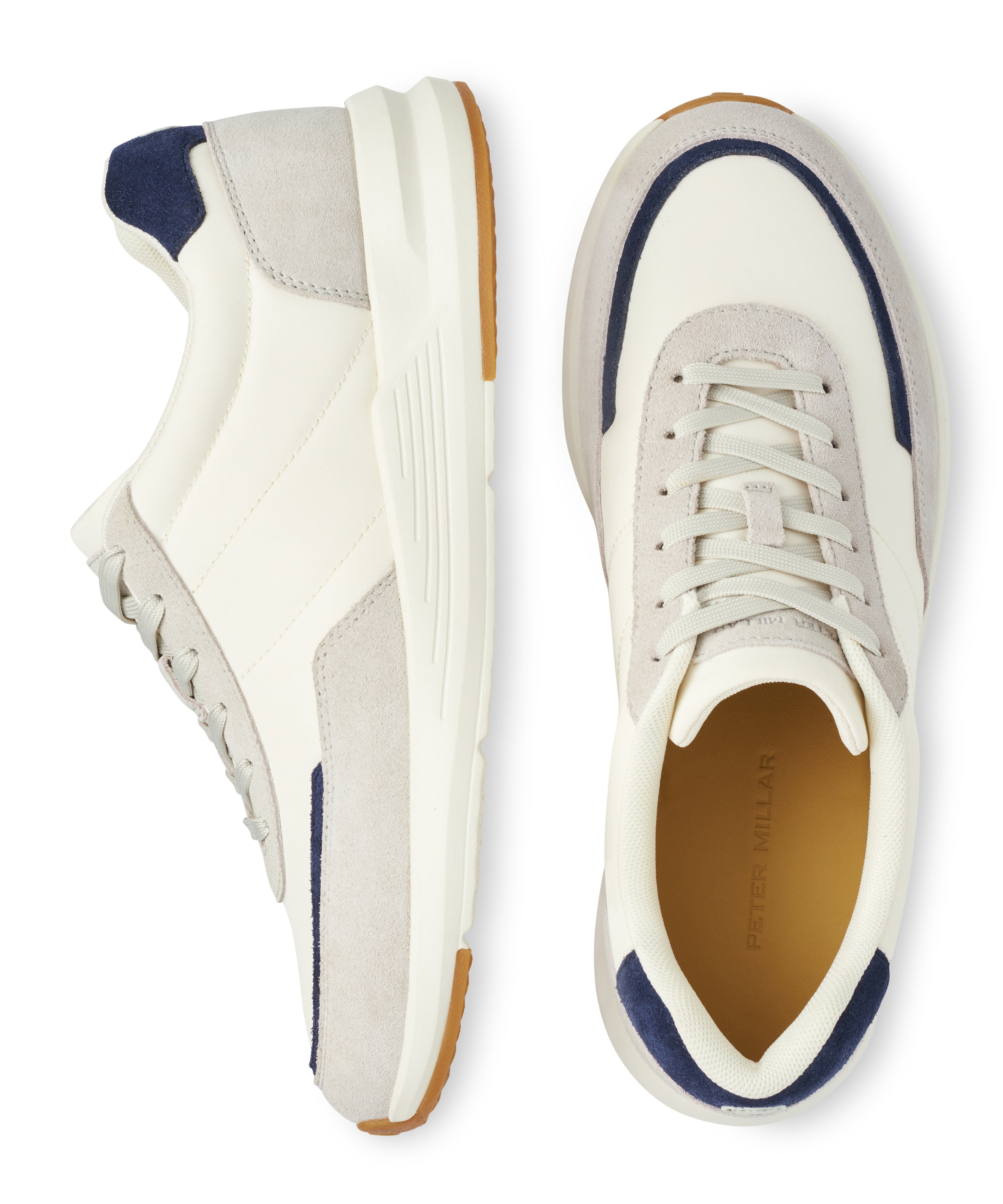 Suede Sneaker with Memory Foam Footbed
