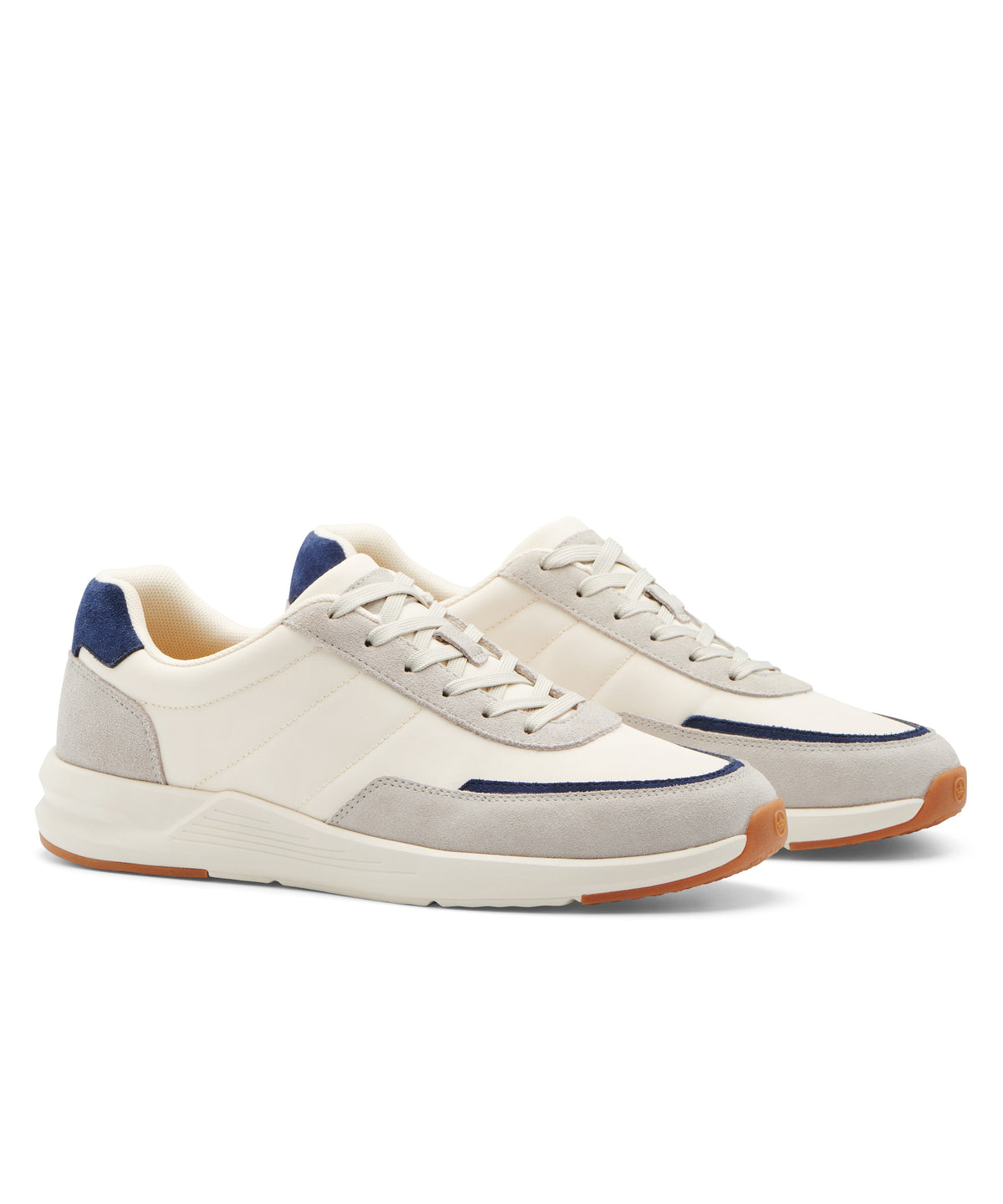 Suede Sneaker with Memory Foam Footbed