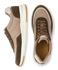 Suede Sneaker with Memory Foam Footbed