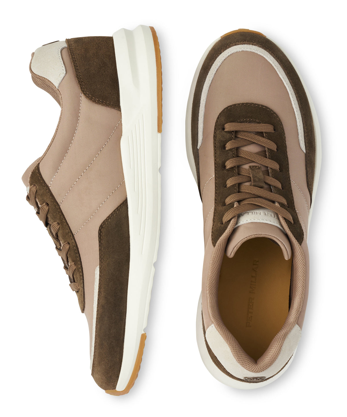 Suede Sneaker with Memory Foam Footbed