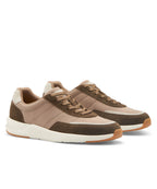 Suede Sneaker with Memory Foam Footbed