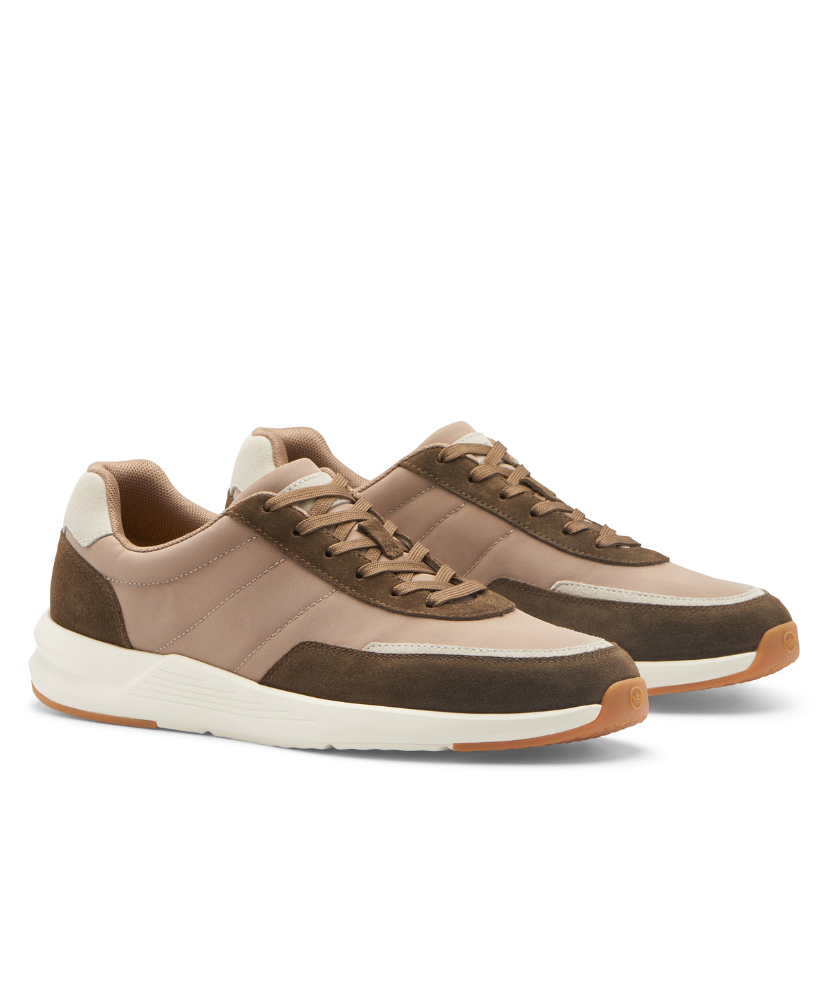 Suede Sneaker with Memory Foam Footbed