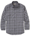 Long Sleeve Plaid Sport Shirt – Grey/Multi