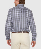 Long Sleeve Plaid Sport Shirt – Grey/Multi