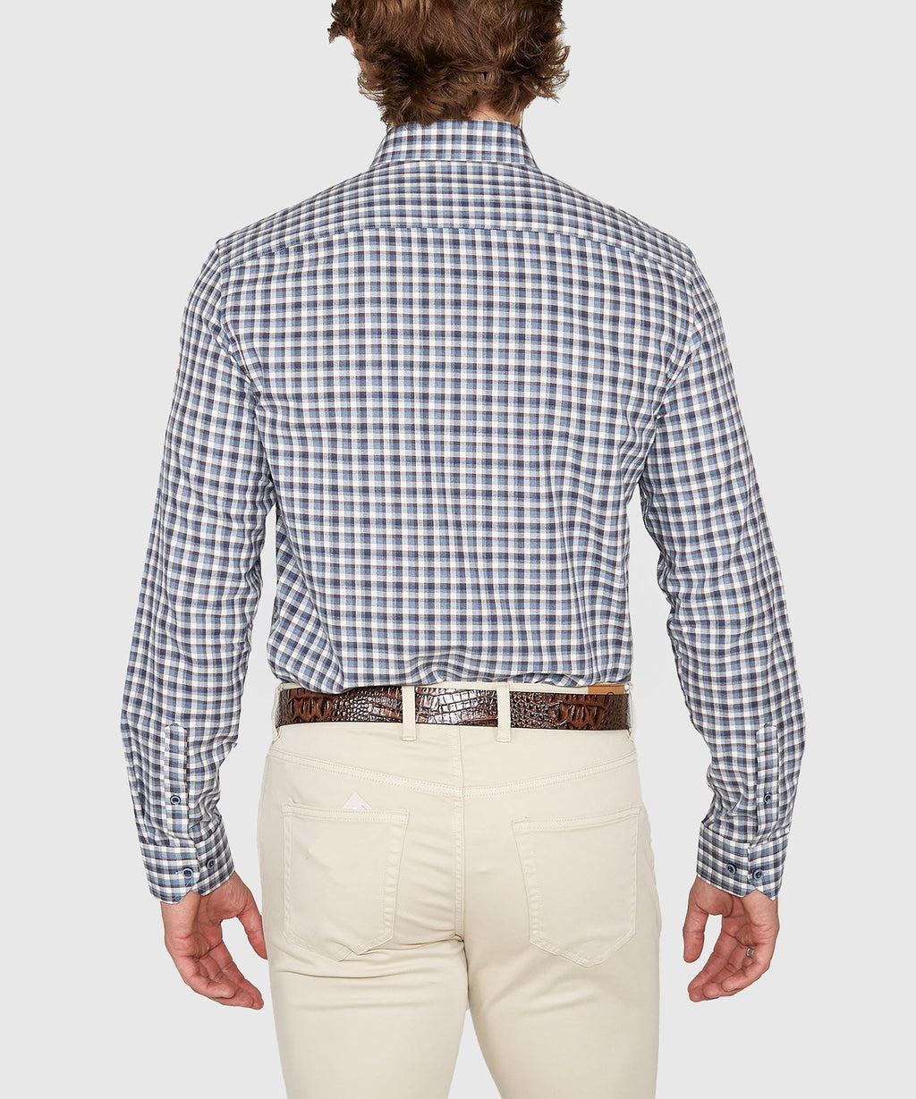 Long Sleeve Plaid Sport Shirt – Multi II