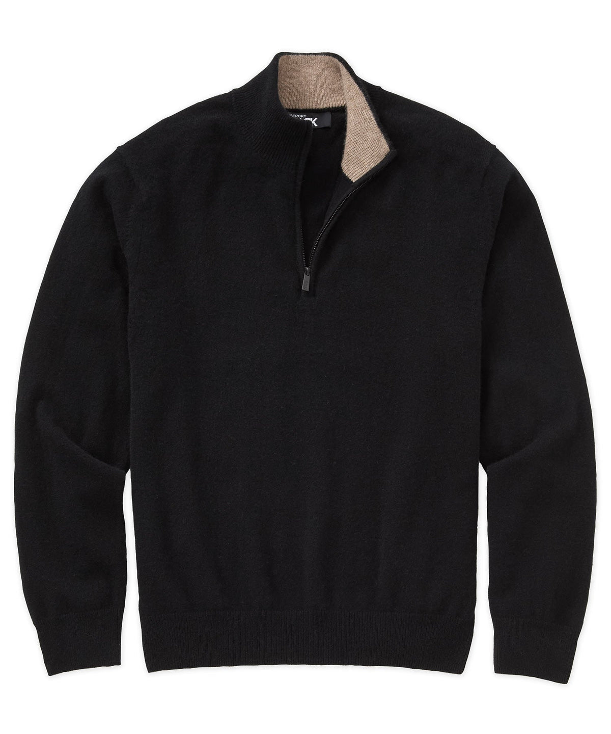 Long Sleeve Cashmere Quarter Zip Pullover