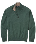 Long Sleeve Cashmere Quarter Zip Pullover