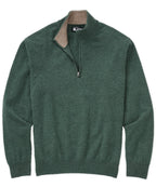 Long Sleeve Cashmere Quarter Zip Pullover