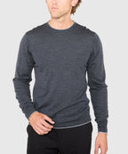 Long Sleeve Tipped Crew Neck Merino Pullover