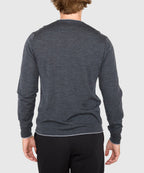 Long Sleeve Tipped Crew Neck Merino Pullover