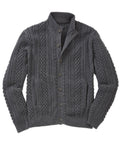 Cable Knit Cardigan Sweater – Shadow