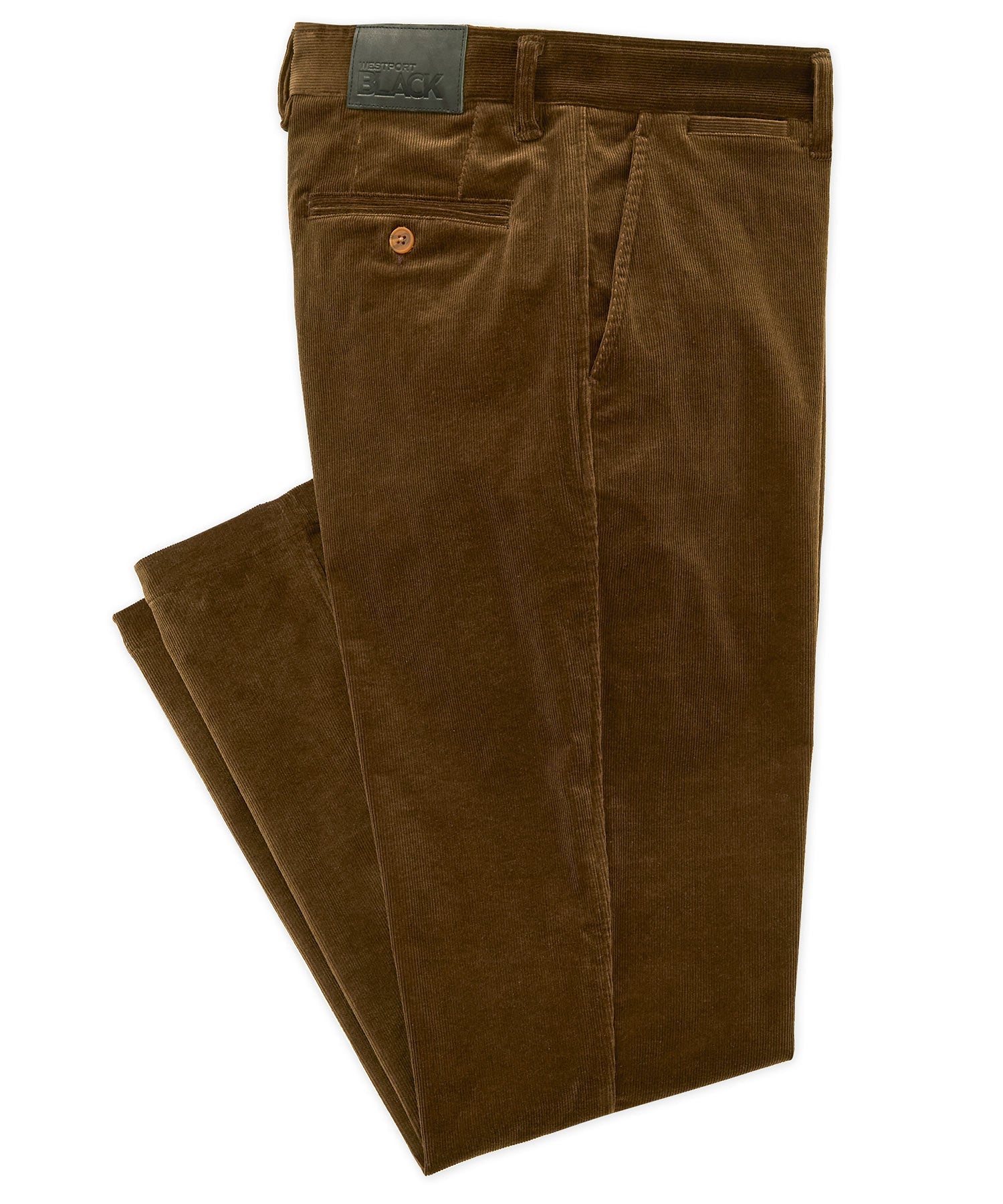 Flat Front Stretch Corduroy Pant