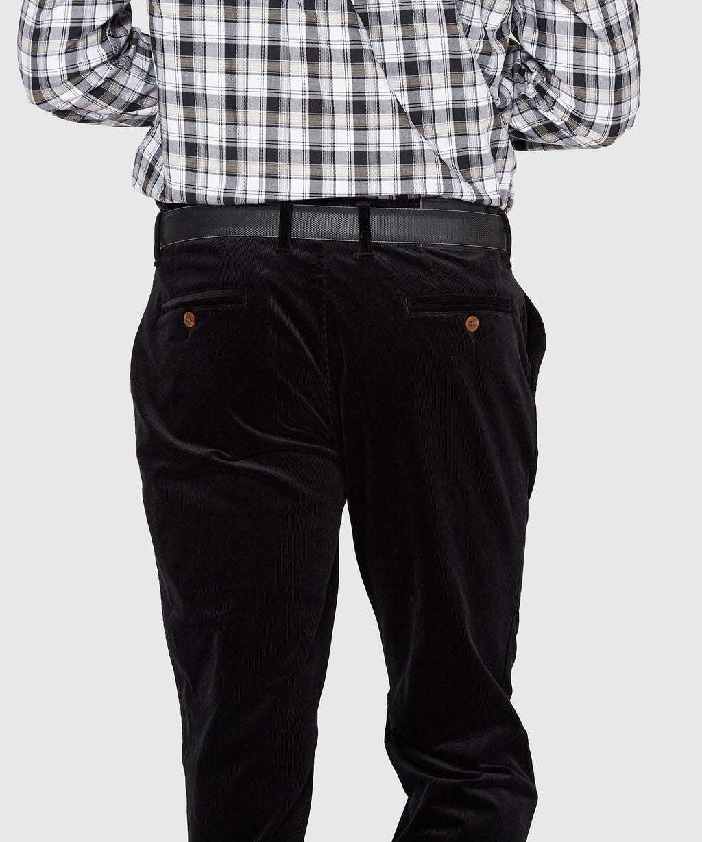 Flat Front Stretch Corduroy Pant