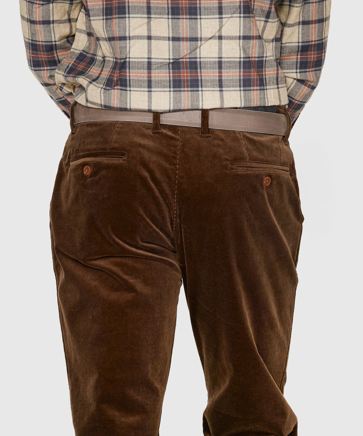 Flat Front Stretch Corduroy Pant