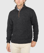 Donegal Button Mock Merino Sweater