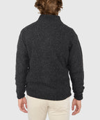 Donegal Button Mock Merino Sweater
