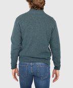 Donegal Button Mock Merino Sweater
