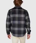 Wool Blend Houndstooth Shirt Jacket – Multi
