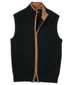 Merino Wool Full Zip Vest