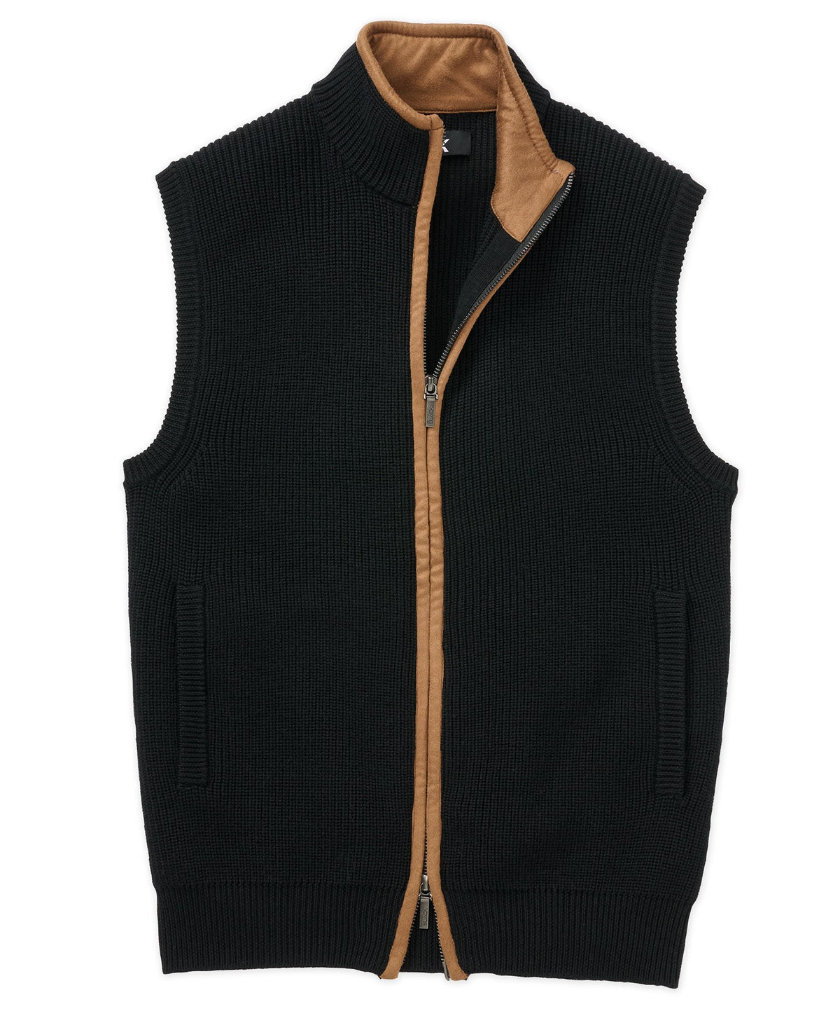 Merino Wool Full Zip Vest