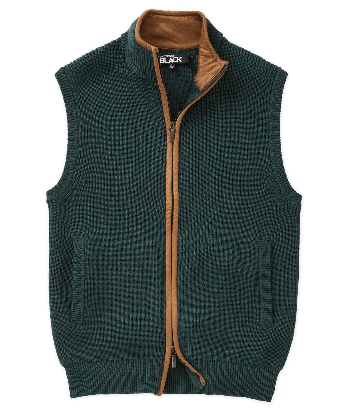 Merino Wool Full Zip Vest