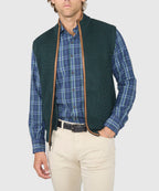 Merino Wool Full Zip Vest