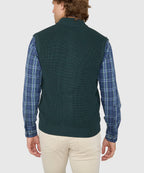 Merino Wool Full Zip Vest