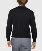 Long Sleeve Merino Wool Johnny Collar Polo