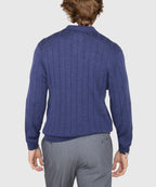 Long Sleeve Merino Wool Johnny Collar Polo