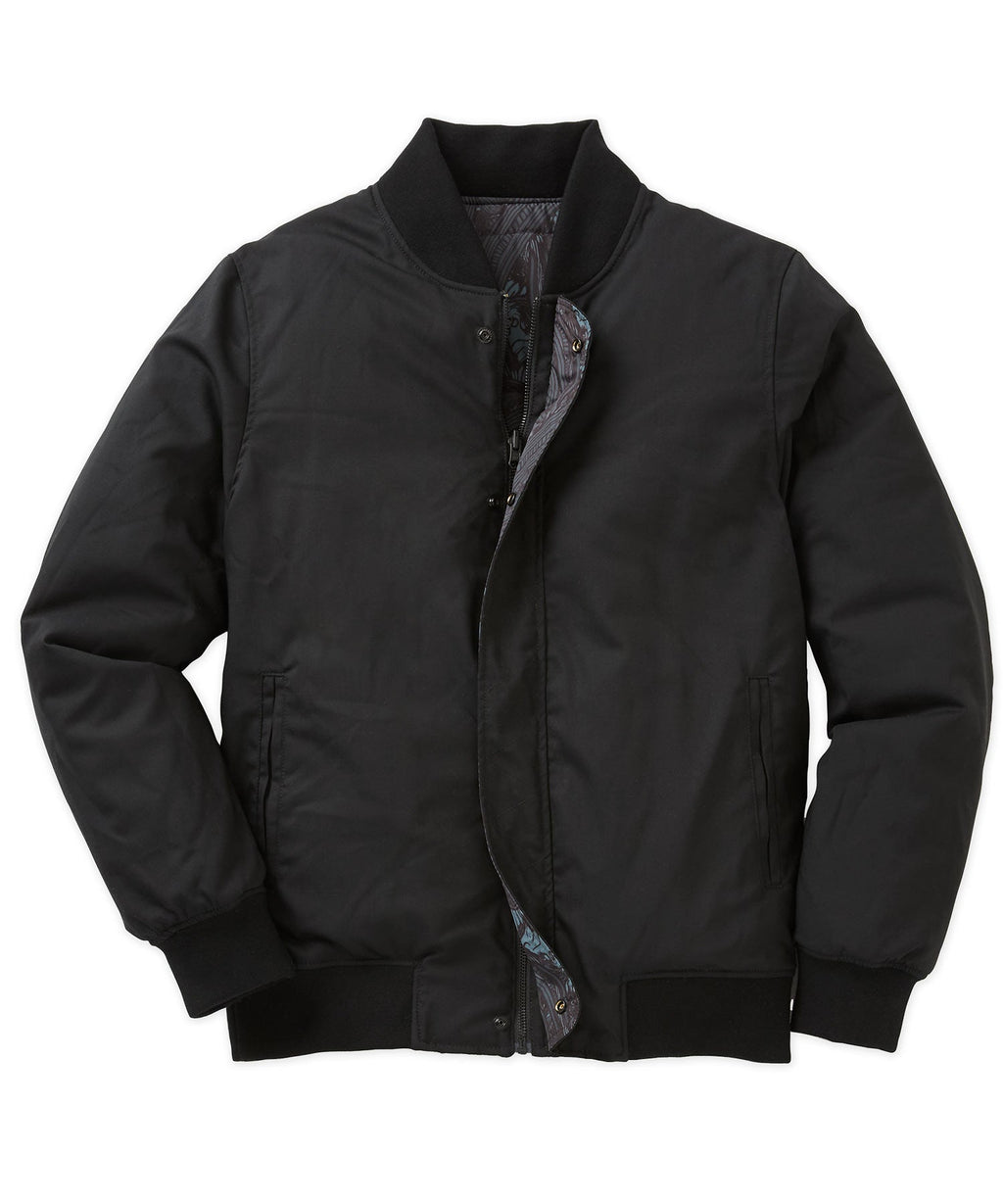 Reversible Wool Blouson Jacket – Black