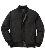 Reversible Wool Blouson Jacket – Black