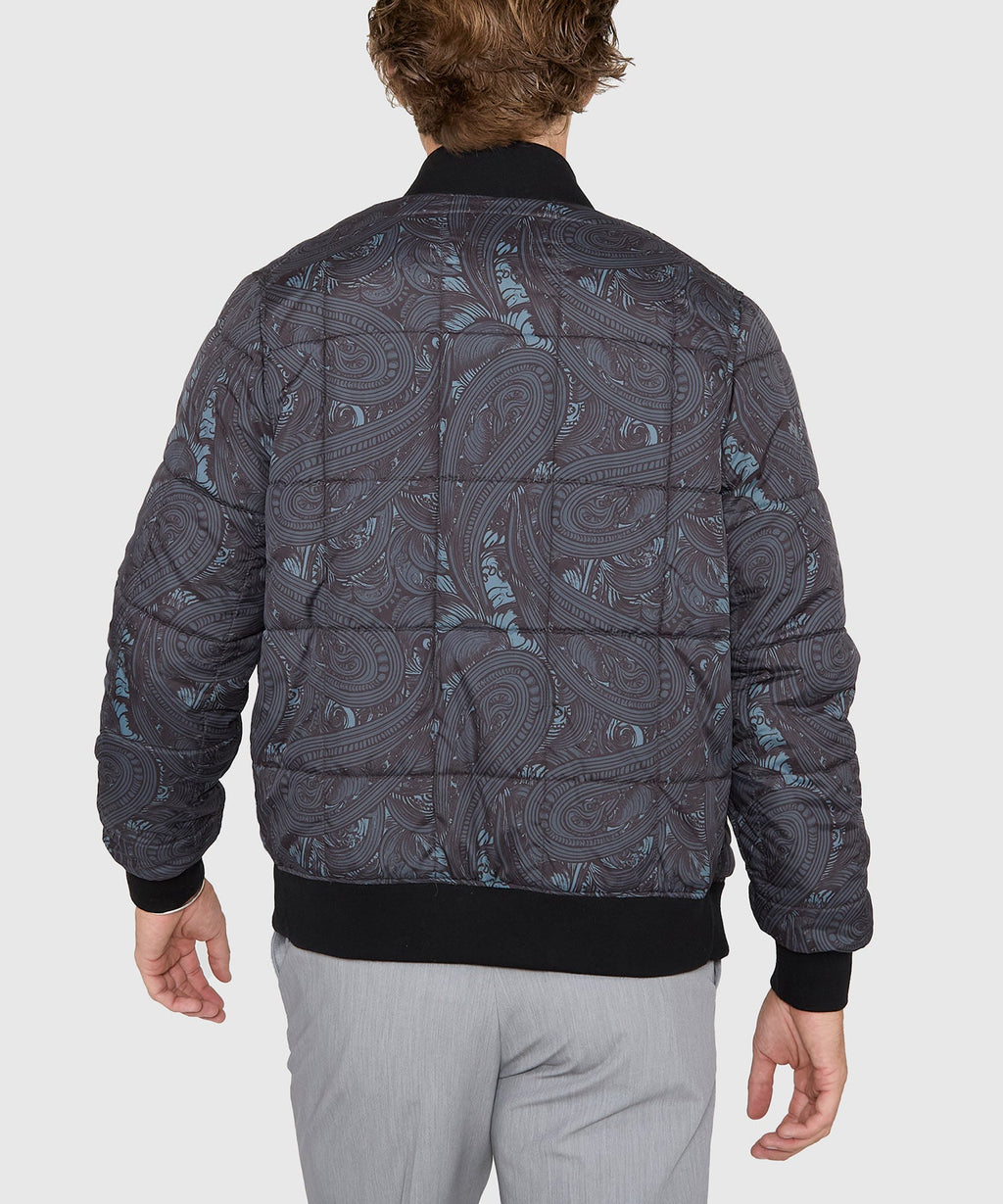 Reversible Wool Blouson Jacket – Black