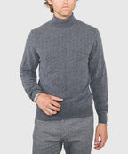 Long Sleeve Alpine Cable Turtleneck Sweater