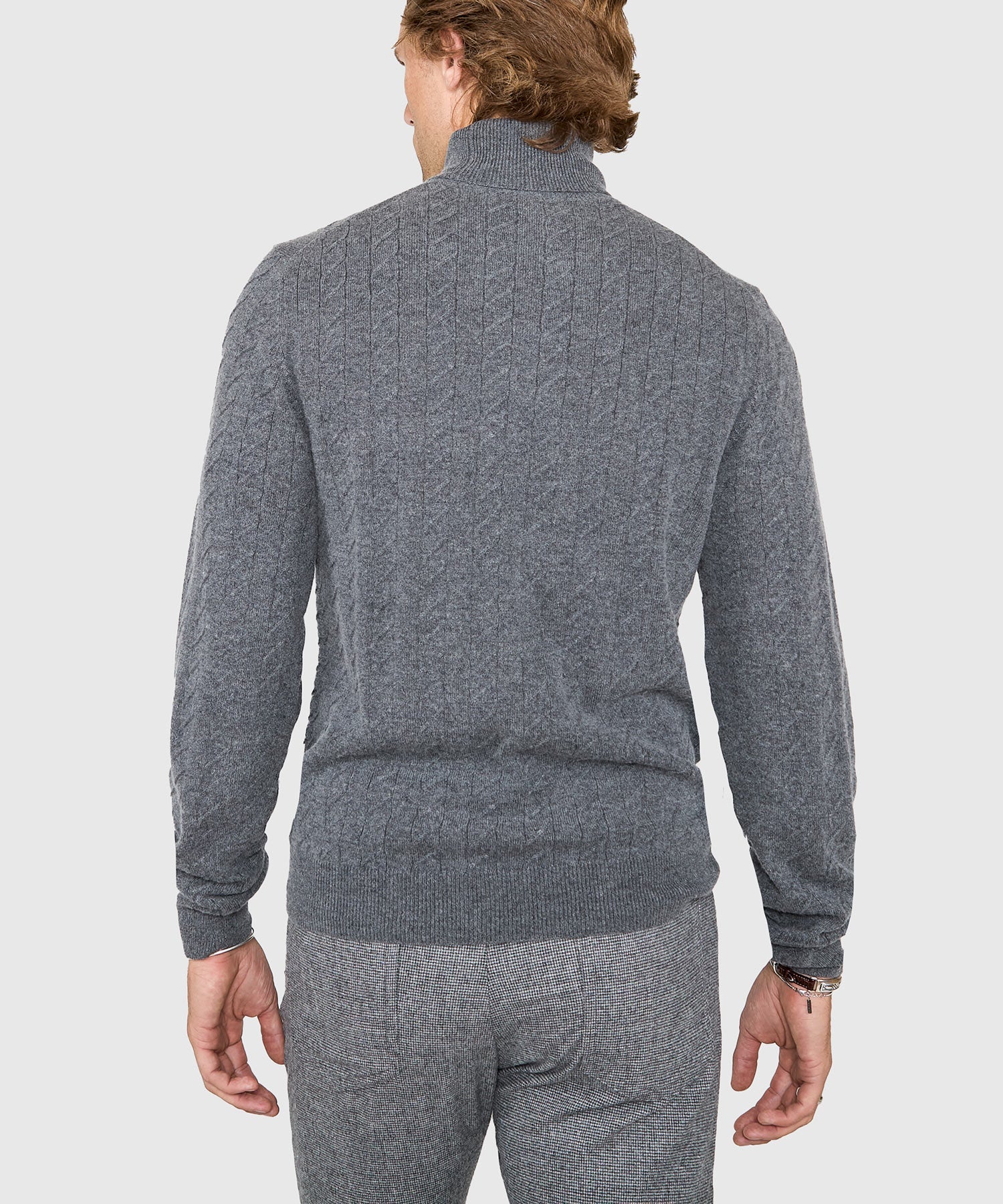Long Sleeve Alpine Cable Turtleneck Sweater